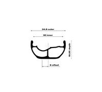 Cerchio WTB HTZ TSC 2.0 i30 29'' 32T Noir