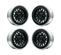 Cerchione 1.9 Per Traxxas Per TRX4 Per SCX10 D90 1/10 Parte Auto Accessori | Cerchi in alluminio cingolati 1/10 che fissano i pneumatici senza trazione fuoristrada affidabile(Type 1)