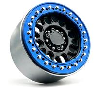 Cerchione 1.9 Per Traxxas Per TRX4 Per SCX10 D90 1/10 Parte Auto Accessori | Cerchi in alluminio cingolati 1/10 che fissano i pneumatici senza trazione fuoristrada affidabile(Type 6)