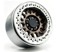 Cerchione 1.9 Per Traxxas Per TRX4 Per SCX10 D90 1/10 Parte Auto Accessori | Cerchi in alluminio cingolati 1/10 che fissano i pneumatici senza trazione fuoristrada affidabile(Type 10)