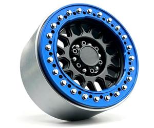 Cerchione 1.9 Per Traxxas Per TRX4 Per SCX10 D90 1/10 Parte Auto Accessori | Cerchi in alluminio cingolati 1/10 che fissano i pneumatici senza trazione fuoristrada affidabile(Type 6)