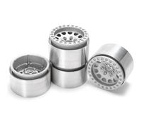 Cerchione Beadlock 1,9 "Rc 4 Pezzi Per TRX4 Per TRX6 D90 4WD 1/10 | RC Car Ricambio Ruote Beadlock Migliore Trazione In Pendio E Montaggio Semplice Su Mozzo Esagonale Componente
