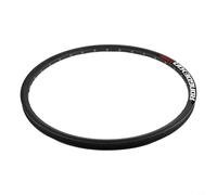 Cerchione per mountain bike dal design aerodinamico, in lega di alluminio, 61 cm, ottimizzato per velocità e stabilità sui sentieri (32 fori)
