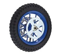 Cerchione posteriore Klanata da 12,5x2,75 pollici con gruppo cuscinetto da 12 mm, pneumatico in gomma blu per mini moto da cross a 2 tempi da 47-49 centimetri cubi (B(blue))