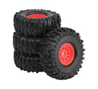 Cerchioni 1,0" Pneumatici Per Axial Per SCX24 1/24 1/28 Rc Auto | Aggiorna il cingolato cerchi pneumatici in gomma migliore realismo della scala aderenza fuoristrada. RC