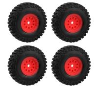 Cerchioni 1,0" Pneumatici Per Axial Per SCX24 1/24 1/28 Rc Auto | Aggiorna il cingolato cerchi pneumatici in gomma migliore realismo della scala aderenza fuoristrada. RC
