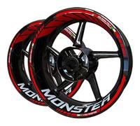 cerchioni Decalcomanie Adesivi Per Cerchi Moto Decalcomania Per Cerchi Per Ducati Monster Adesivi Per Cerchi Decalcomania Per Cerchi Adesivi Per Cerchi Accessori Cerchioni Adesivi Strisce(Colore 1)