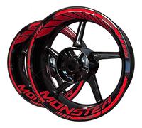 cerchioni Decalcomanie Adesivi Per Cerchi Moto Decalcomania Per Cerchi Per Ducati Monster Adesivi Per Cerchi Decalcomania Per Cerchi Adesivi Per Cerchi Accessori Cerchioni Adesivi Strisce(Colore 7)