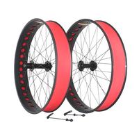 Cerchioni Fat Bike Da 26 Pollici X 4.0/4.9'' Ruota Posteriore Bici Da Neve Cuscinetto A 36 Fori Mozzo Cassetta Set Di Ruote In Lega Di Alluminio Freno A Disco Sgancio Rapido 135/190 Mm Per 7-12 Veloci
