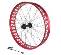 Cerchioni Fat Bike Da 26 Pollici X 4.0/4.9'' Ruota Posteriore Bici Da Neve Cuscinetto A 36 Fori Mozzo Cassetta Set Di Ruote In Lega Di Alluminio Freno A Disco Sgancio Rapido 135/190 Mm Per 7-12 Veloci