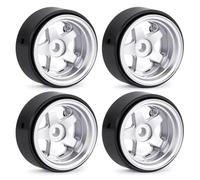 Cerchioni Mozzo Ruota Beadlock 0,7" Per Ascent-32 SCX30 1/30 Accesso Alle | Part auto RC cerchi leggeri piatto profondo supporto dado esagonale sostituzione strisciante stabile Ricambio