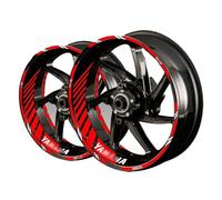 Cerchioni per moto Adesivo Cerchione Decalcomania Per Y&AMAHA Per Mt07 Per Mt09 Per FZ6 Per R15 Per Wr450f Per Hp4 Per Yzf Per R1 Per R3 Per R15 R1m Per R6 Adesivi per ruote riflettenti (Color : 20)