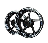 Cerchioni per moto Adesivo Cerchione Decalcomania Per Y&AMAHA Per Mt07 Per Mt09 Per FZ6 Per R15 Per Wr450f Per Hp4 Per Yzf Per R1 Per R3 Per R15 R1m Per R6 Adesivi per ruote riflettenti (Color : 12)