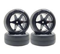 Cerchioni Pneumatici Drift 12mm Esagonali Per LC Per Corse PTG-2 | 4 pneumatici drift cerchi metallo per rc, controllo preciso dello slittamento e prestazioni durevoli RC