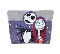 Nightmare Before Christmas Make Up Bag Jack & Sally Purple