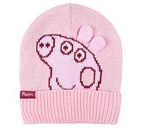 Cerdá Cappello a Maglia Jacquard Peppa Pig Basco, Rosa, Taglia Unica Unisex-Bambini e Ragazzi