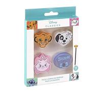 Cerdá - Confezione da 4 gomme da Cancellare con i personaggi Disney - Licenza Ufficiale Disney