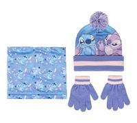 Cerdá Conjunto 3 Piezas Snood Stitch (Gorro, Braga Cuello Y Guantes) 2/8 Años. Set 3 Pezzi (Cappello, Scaldacollo e Guanti) Anni, Multicolore, M Bambini e Ragazzi