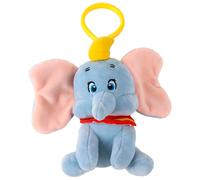 CERDÁ Life'S Little Moments - Portachiavi in peluche Dumbo con gancio in plastica - Accessorio per bambini per zaini, borse e astucci - Morbido, leggero - Licenza ufficiale Disney