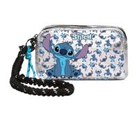 Cerdà Disney Lilo e Stitch Beauty case da viaggio 22 x 14 x 6 cm - Motivo Stitch - Argento