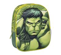 CERDÁ LIFE'S LITTLE MOMENTS Zaino 3D per Bambini Avengers Hulk, Unisex Kids, Verde, Regular