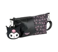 BORSETTA KUROMI CON TRACOLLA REGOLABILE PORTACHIAVI ACCESSORIO DA PASSEGGIO