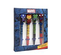 CERDÁ LIFE'S LITTLE MOMENTS - Pack de 4 bolígrafos de alta calidad The Avengers | Un regalo original para los fans - Licencia oficial de Marvel.