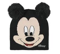 CERDÁ LIFE'S LITTLE MOMENTS 2200005880 Gorro 3D de Mickey-Licencia Oficial Disney, Negro, Talla única Unisex Niños