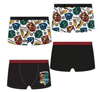 CERDÁ LIFE'S LITTLE MOMENTS 2200007437_T4M-C81, Pack Boxer Cotton Man Hogwarts Shield Harry Potter - Licenza Ufficiale Warner Bros. Uomo, Multicolor, Estándar