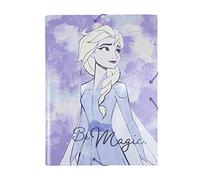 CERDÁ LIFE'S LITTLE MOMENTS 2700000251 - Licencia Oficial Disney - Carpeta Escolar Niña de Frozen con 3 Solapas Flexibles, Cierre con Gomas Elásticas y Tapa Dura Idónea para Documentos A4