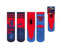 CERDÁ LIFE'S LITTLE MOMENTS Antiscivolo Design sicuro | Calzini Spiderman Comodi Applicazioni (confezione da 2) Unisex bambini, Uomo Ragno, 23-26