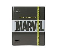 CERDÁ LIFE'S LITTLE MOMENTS - Archivador 4 Anillas Niño de Marvel con Tapa Dura y Cierre con Goma - Licencia Oficial Marvel (2700000270)