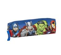 CERDÁ LIFE'S LITTLE MOMENTS Astuccio portapenne rettangolare degli Avengers - colore blu - 20 x 5,5 x 5,5 cm - realizzato in poliestere - chiusura a cerniera - prodotto originale progettato in Spagna,