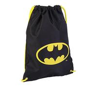 CERDÁ LIFE'S LITTLE MOMENTS Bolsa Mochila Cuerdas Infantil de Batman-Licencia Oficial DC, Saco Unisex niños, Negro, Pequeño