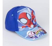 CERDÁ LIFE'S LITTLE MOMENTS Berretto per bambini con visiera Spidey - Colore blu - Misura 51 cm - Realizzato con 65% cotone e 35% poliestere - Stampa Spidey - Prodotto originale progettato in Spagna,