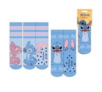 CERDÁ LIFE'S LITTLE MOMENTS Calcetin Antideslizante Stitch Diseño Cómodo Y Seguro | Calcetines Cómodos para Niños Cuciture Antiscivolo per Calze, 3-5 (Pacco da 2) Unisex-Bambini e Ragazzi