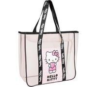 CERDÁ LIFE'S LITTLE MOMENTS Capiente e resistente, design moderno, tenuta e vacanza con la borsa Hello Kitty Spiaggia, unisex, per bambini, media, Premium Hello Kitty Spiaggia Bag, M