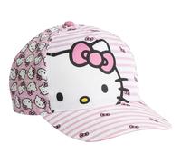 Hello Kitty Cappellino per bambini, piccolo regalo per ragazze, cappello, cappello da sole, copricapo, da spiaggia, 53 cm, personalizzabile con chiusura in velcro, Colore: rosa., Taglia unica