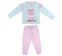 CERDÁ LIFE'S LITTLE MOMENTS Chica Peppa Pig-Pijama de Invierno 100% Algodón-Licencia Oficial Hasbro Pigiama da Ragazza, Invernale, Cotone, con Licenza Ufficiale, Rosa, 2 Anni Bambina