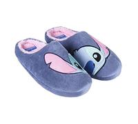 CERDÁ LIFE'S LITTLE MOMENTS - Ciabatte per Casa da Donna per l'Inverno di Stitch con Plantare Imbottito e Suola Antiscivolo - Licenza Ufficiale Disney