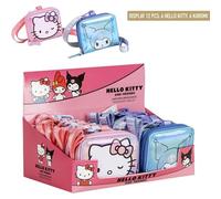 CERDÁ LIFE'S LITTLE MOMENTS Ciao Kitty Kuromi - Portamonete Iridescente con design brillante e tematico, ideale per ragazze, ragazzi e fan di Sanrio, Hello Kitty, Taglia unica, Licenza
