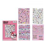 CERDÁ LIFE'S LITTLE MOMENTS Ciao Kitty - Set di adesivi decorativi riutilizzabili per bambini, ideale per personalizzare zaini, quaderni, astucci e altro