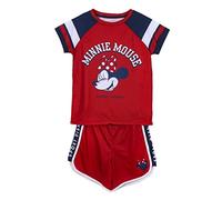 CERDÁ LIFE'S LITTLE MOMENTS - Completino estivo da Bambina di Minnie Mouse Realizzato al 100% in Cotone | 2 Pezzi [ Maglietta + Pantalone ] - Licenza Ufficiale Disney