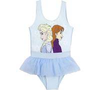 CERDÁ LIFE'S LITTLE MOMENTS Costume da Bagno con Volant Fodera Interna al 100% in Poliestere-con i Personaggi di Frozen 3 Due Pezzi, Bleu Clair, 3 Anni Bambine e Ragazze