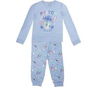 PIGIAMA A MANICA LUNGA STITCH DISNEY IN COTONE JERSEY BAMBINI - 2960