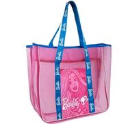 CERDÁ LIFE'S LITTLE MOMENTS Design moderno capiente e resistente, Estate e vacanze con la tua borsa da spiaggia, Borsa Spiaggia Unisex-Bambini e Ragazzi, Barbie Premium, M