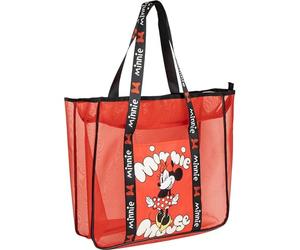 CERDÁ LIFE'S LITTLE MOMENTS Design moderno capiente e resistente, Estate e vacanze con la tua borsa da spiaggia Minnie, Borsa Spiaggia Premium Unisex-Bambini e Ragazzi, M