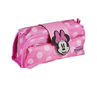 Minnie Astuccio Scuola Tombolino Multi Scompartimento con Velcro Multicolor