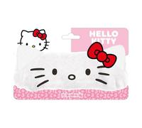 CERDÁ LIFE'S LITTLE MOMENTS | Fascia per il trucco Hello Kitty - morbida e regolabile, ideale per la pulizia del viso, il trucco e la spa