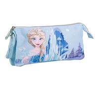 CERDÁ LIFE'S LITTLE MOMENTS Frozen, astuccio per scuola grande, resistente e multifunzionale, per bambini e ragazze di Frozen, blu, Portatutto compatto, chiusura sicura, facile da trasportare